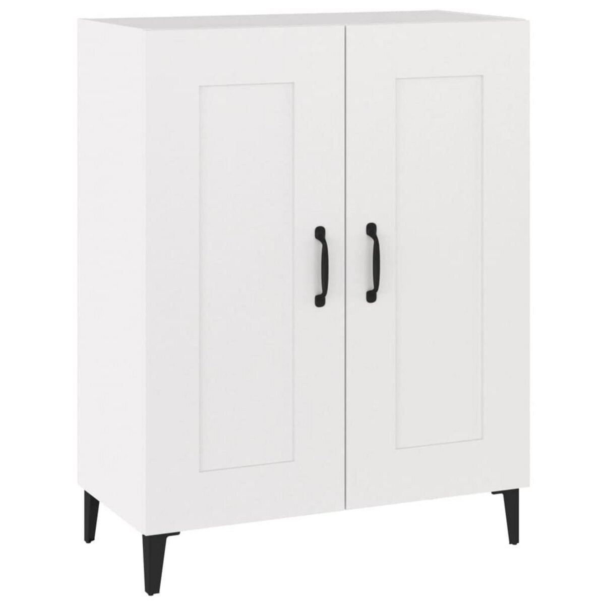 VIDAXL Buffet Blanc 69,5x34x90 cm Bois d'ingenierie