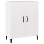 Voir la diapositive 2 : VIDAXL Buffet Blanc 69,5x34x90 cm Bois d'ingenierie