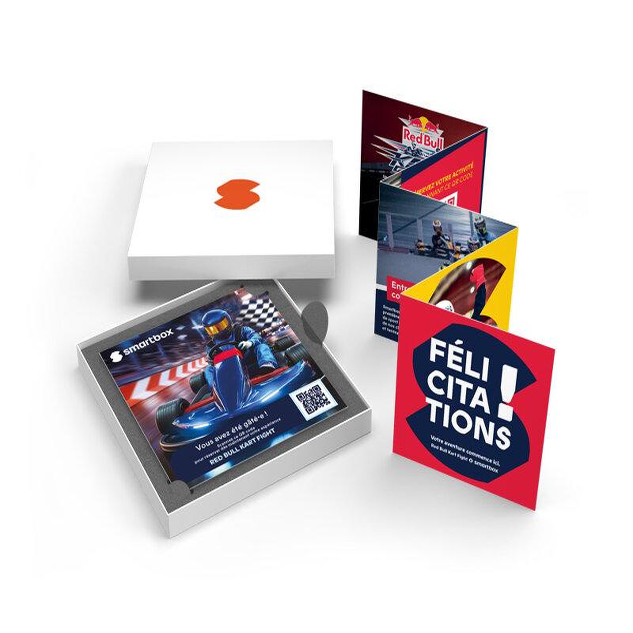 Voir la diapositive 2 : Smartbox Red bull kart fight - coffret cadeau sport & aventure