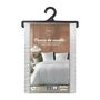 Voir la diapositive 4 : Douceur d'Intérieur Housse de couette 240x220 + 2 taies plissée blanche