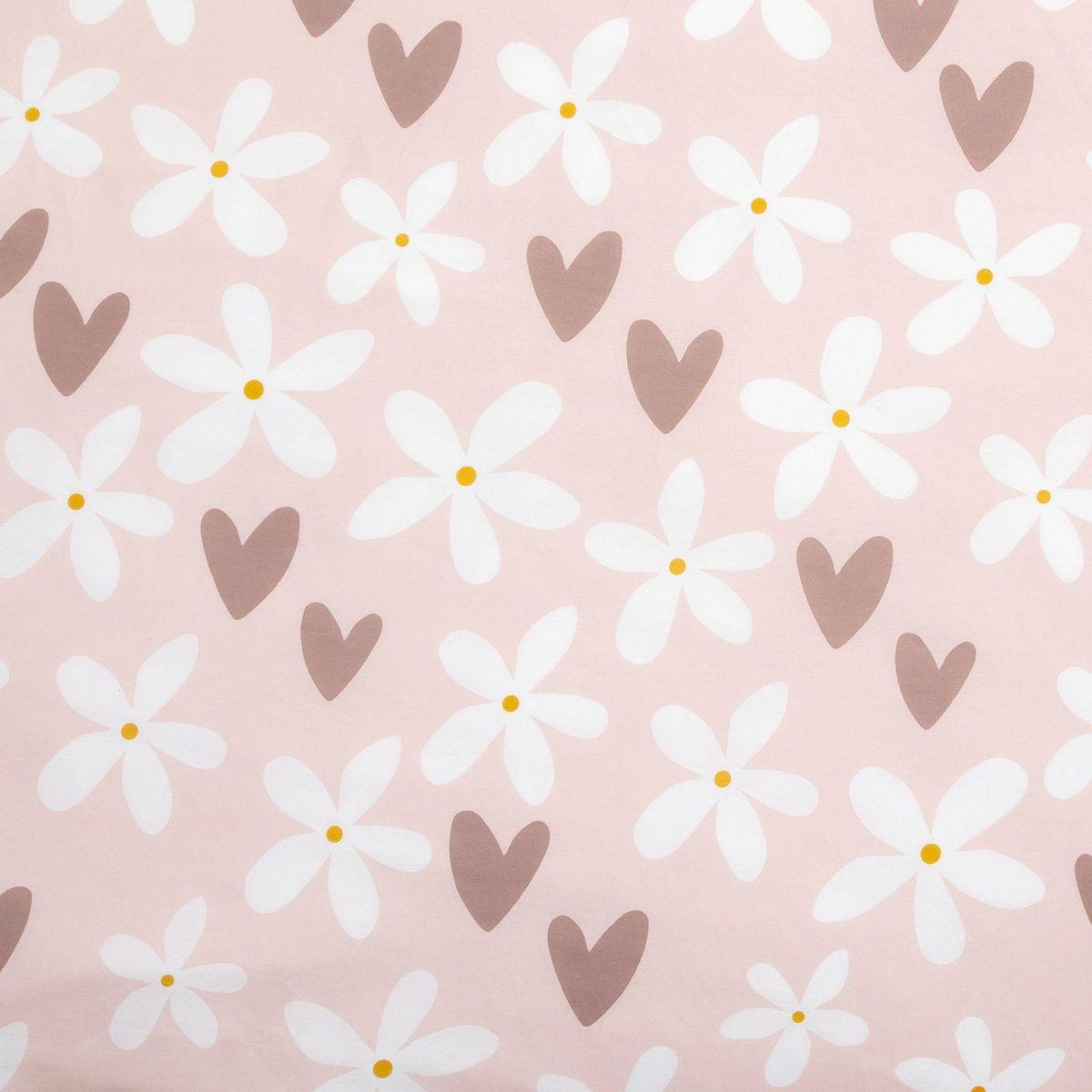 ATMOSPHERA Parure de lit enfant motifs cœurs BILLIE - 48 fils/cm² - 140 x 200 cm