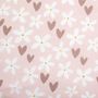 Voir la diapositive 3 : ATMOSPHERA Parure de lit enfant motifs cœurs BILLIE - 48 fils/cm² - 140 x 200 cm