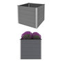 Voir la diapositive 1 : VIDAXL Lit sureleve de jardin WPC 100x100x91 cm Gris