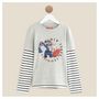 Voir la diapositive 2 : IN EXTENSO T-shirt manches longues double manches garçon