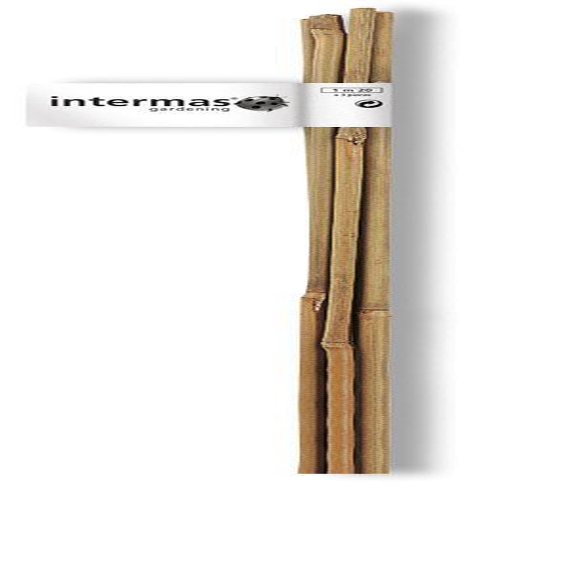Nortene Lot de 4 tuteurs bambou droit NORTENE H.0.9 m