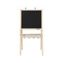 Voir la diapositive 4 : SWEEEK Tableau double face en bois pour enfant. craie et tableau blanc avec accessoires fournis