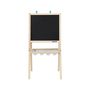 Voir la diapositive 4 : SWEEEK Tableau double face en bois pour enfant. craie et tableau blanc avec accessoires fournis