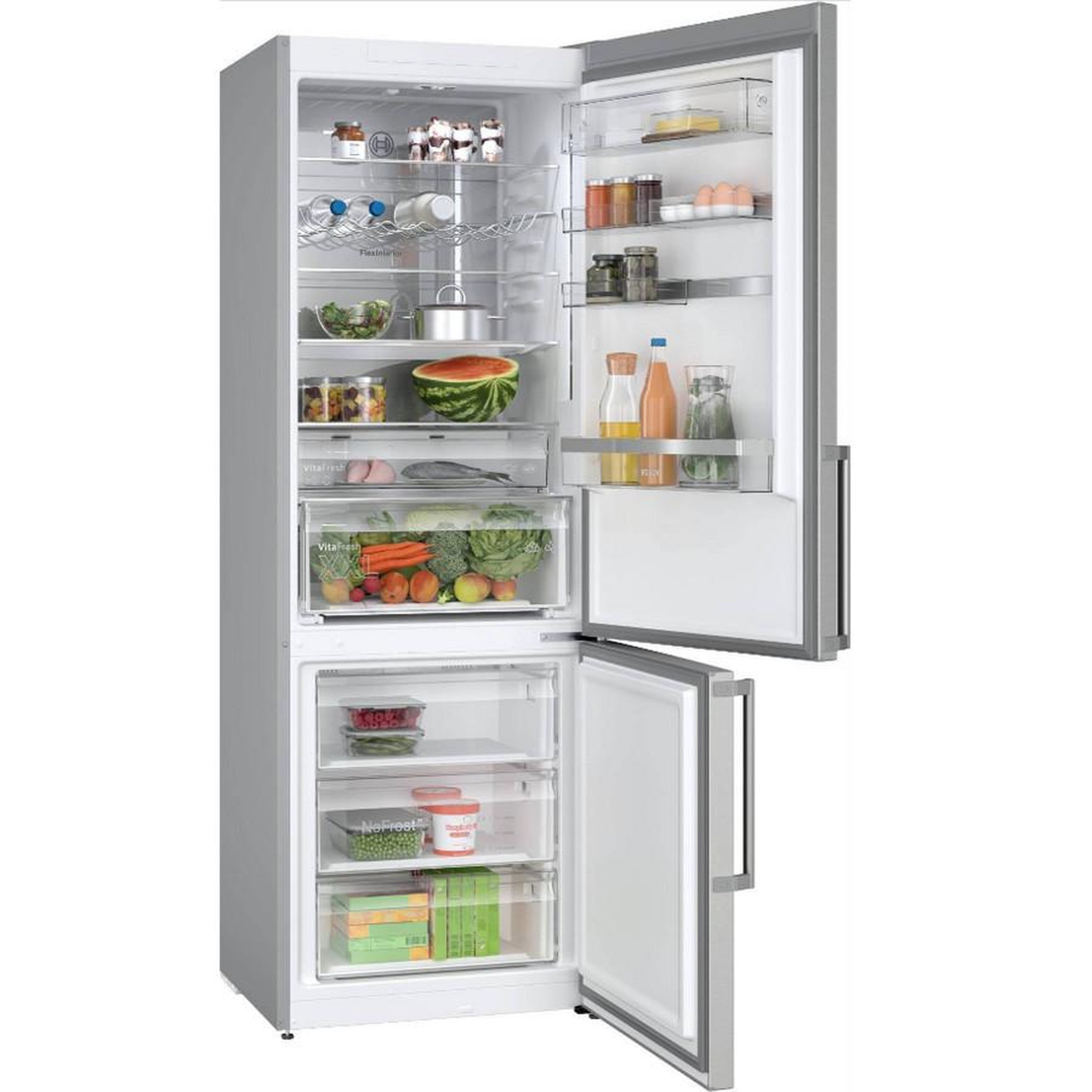 Voir la diapositive 3 : BOSCH Réfrigérateur combiné 70cm 440l nofrost - KGN49AIBT
