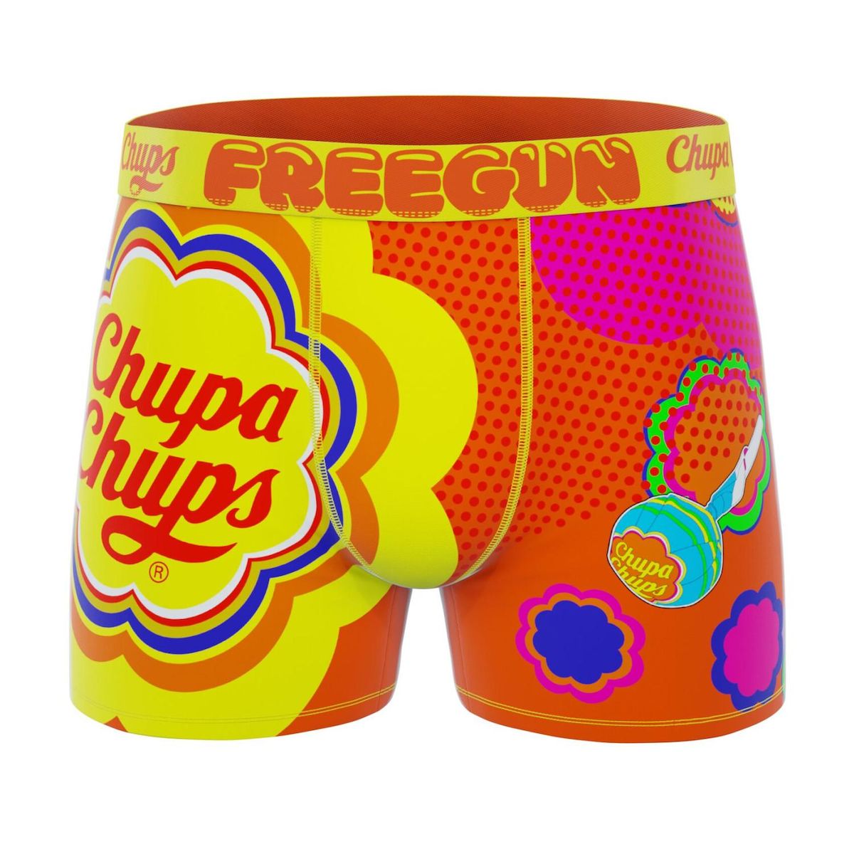 FREEGUN Lot de 4 boxers enfant Chupa Chups
