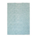 Paris Prix Tapis Géométrique Fait Main  Aperitif  Turquoise. Coloris disponibles : Bleu