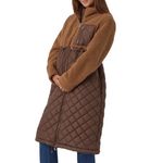 MAMALICIOUS Manteau  Femme Mamalicious Theodora. Coloris disponibles : Marron