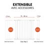 Voir la diapositive 6 : HAUCK Barrière de sécurité Clear Step 2 Blanc