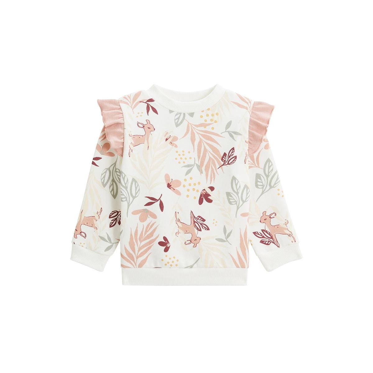 Petit Béguin Sweat-shirt bébé en molleton Oprah