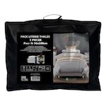 SOLEIL D'OCRE Ensemble couette et parure 5 Pièces THALES pour lit en 90x190 cm, par Soleil d'ocre. Coloris disponibles : Rouge, Jaune