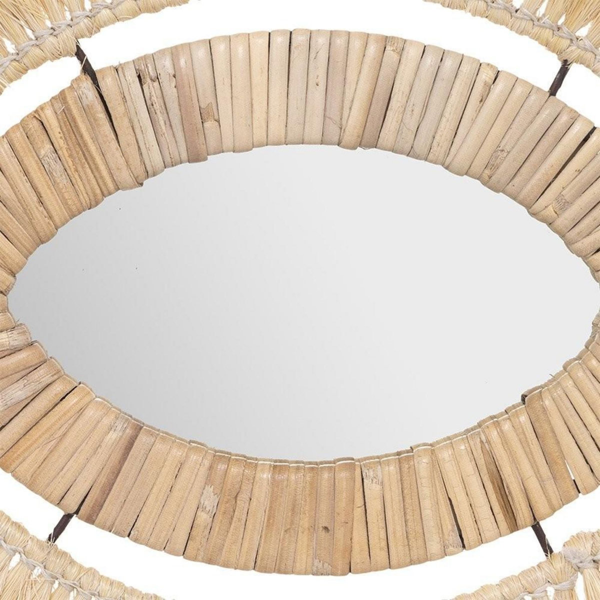 ATMOSPHERA Miroir raphia Tropi 43x29