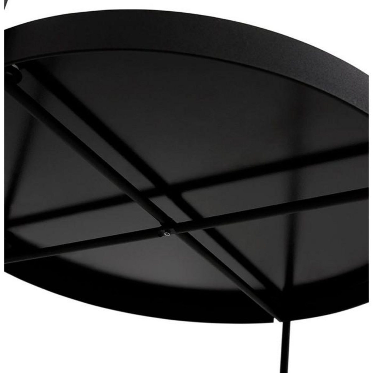 Paris Prix Table Basse Design Ronde  Kamal  63cm Noir