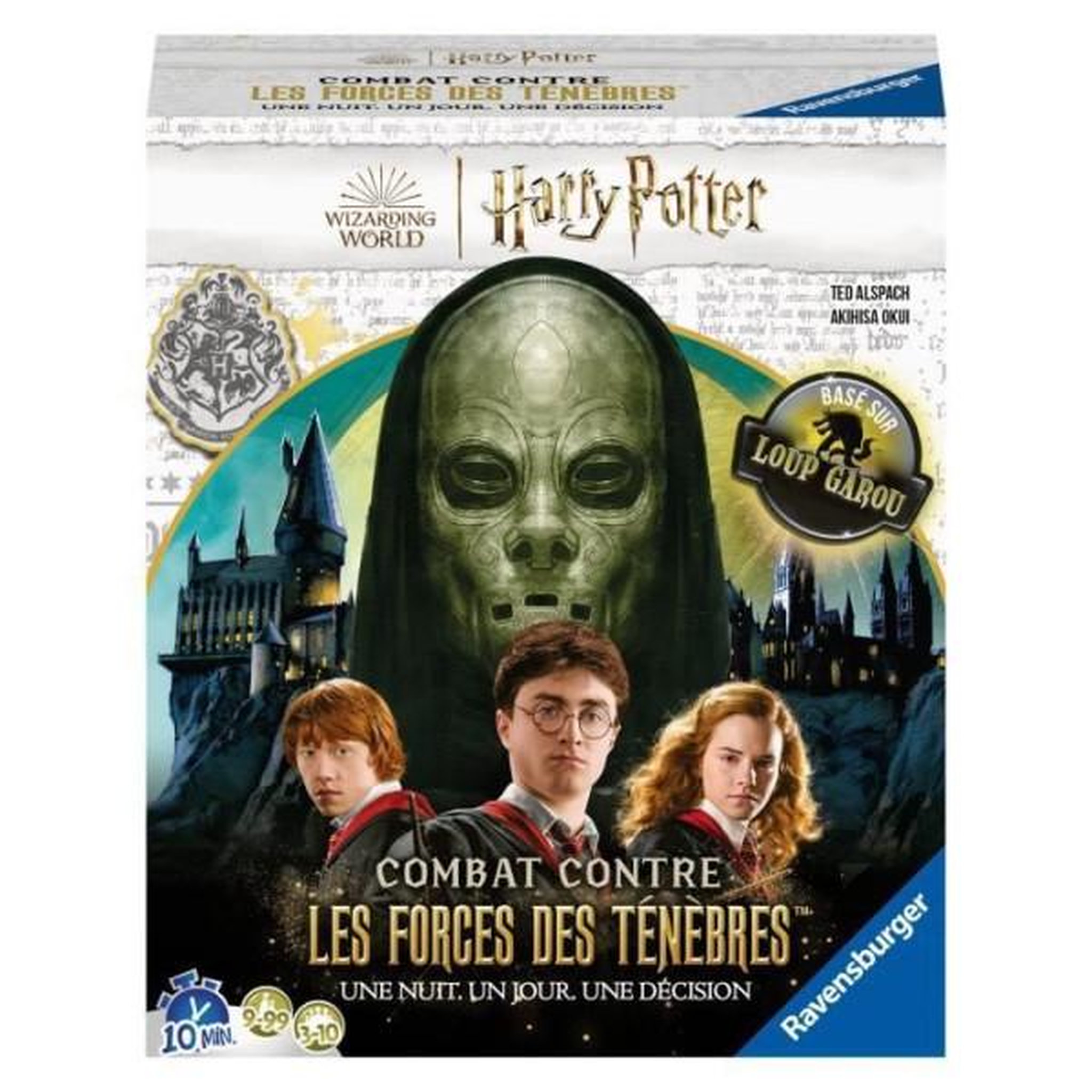 RAVENSBURGER Jeux de société harry potter combat contre les forces de ténebres, basé sur le jeu loup-garou, des 9 ans, ravensburger, 2735