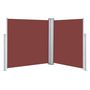 Voir la diapositive 2 : VIDAXL Auvent lateral retractable Marron 140 x 600 cm