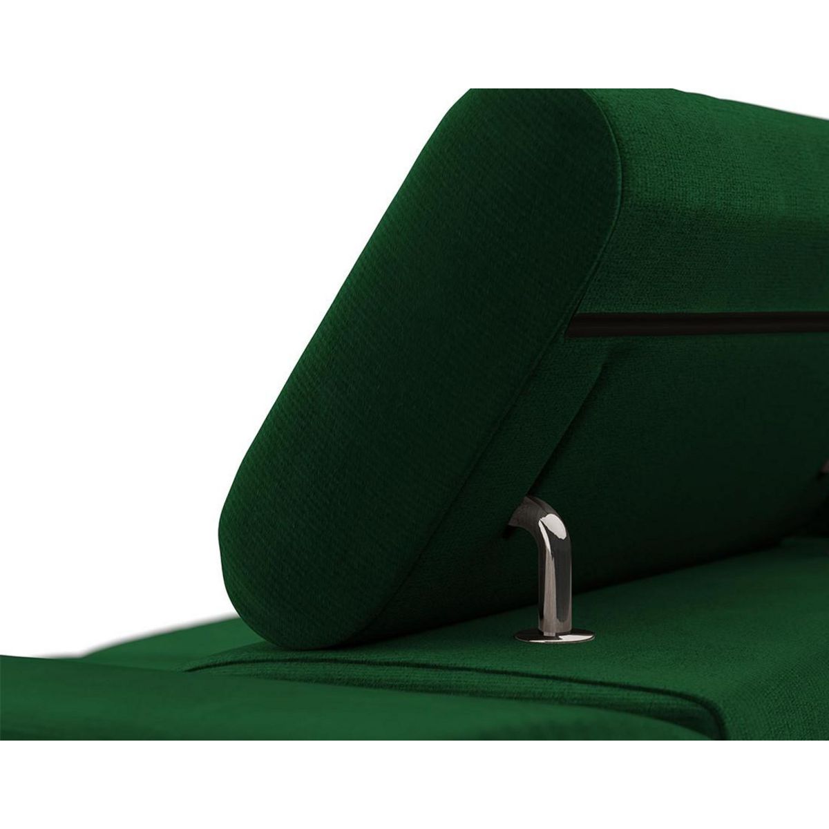 BEST MOBILIER Pablo - fauteuil avec têtière ajustable - en velours