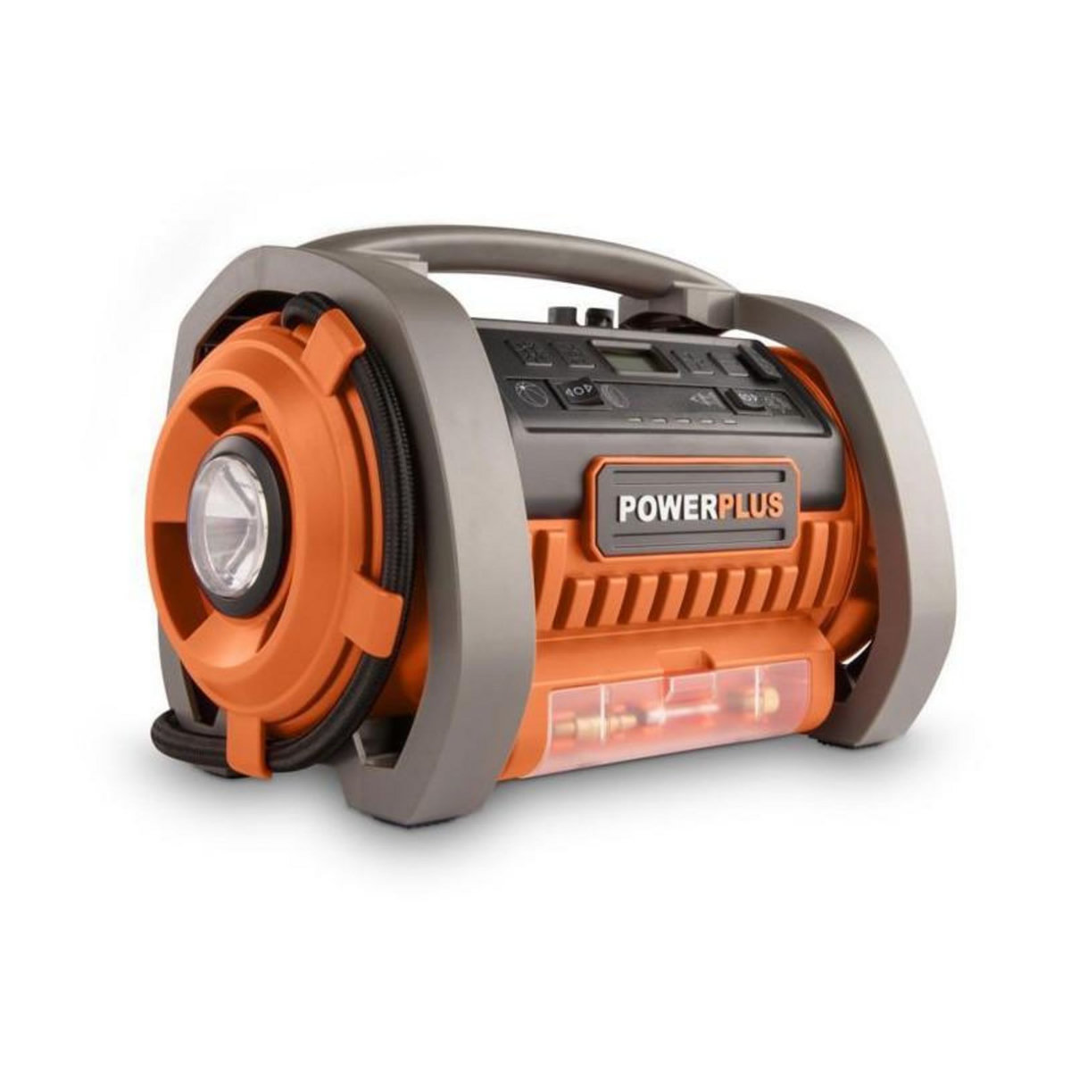 DUAL POWER Compresseur sans fil 20V max 11bar + fonction hybride - DUAL POWER POWDP7030 - livré sans batterie ni chargeur