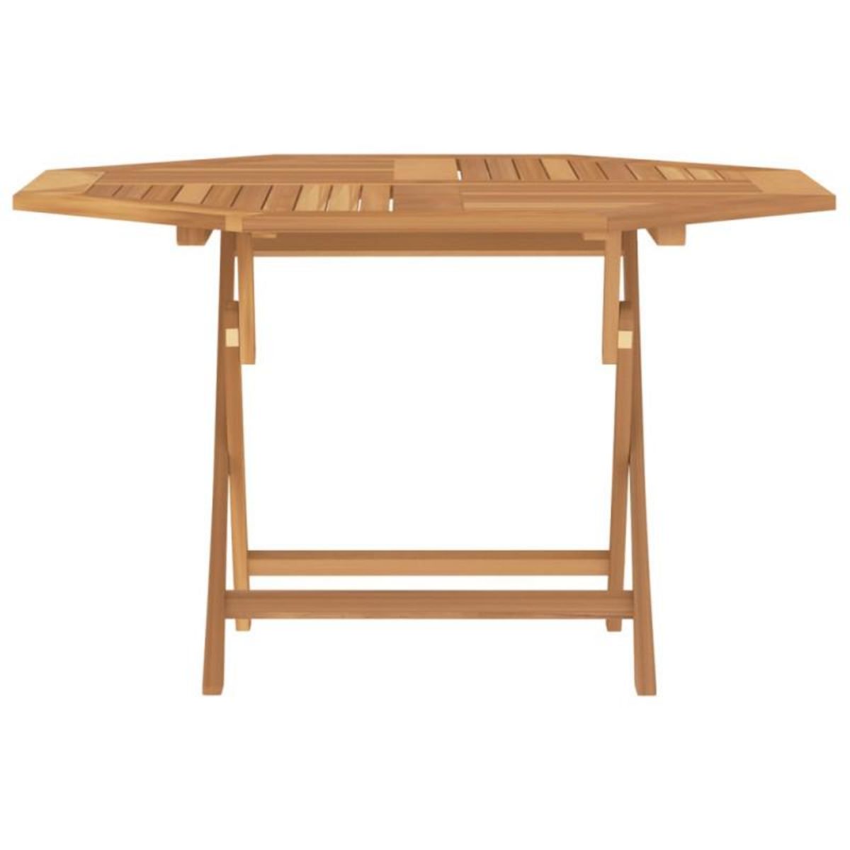 VIDAXL Table pliable de jardin 110x110x75 cm bois massif de teck