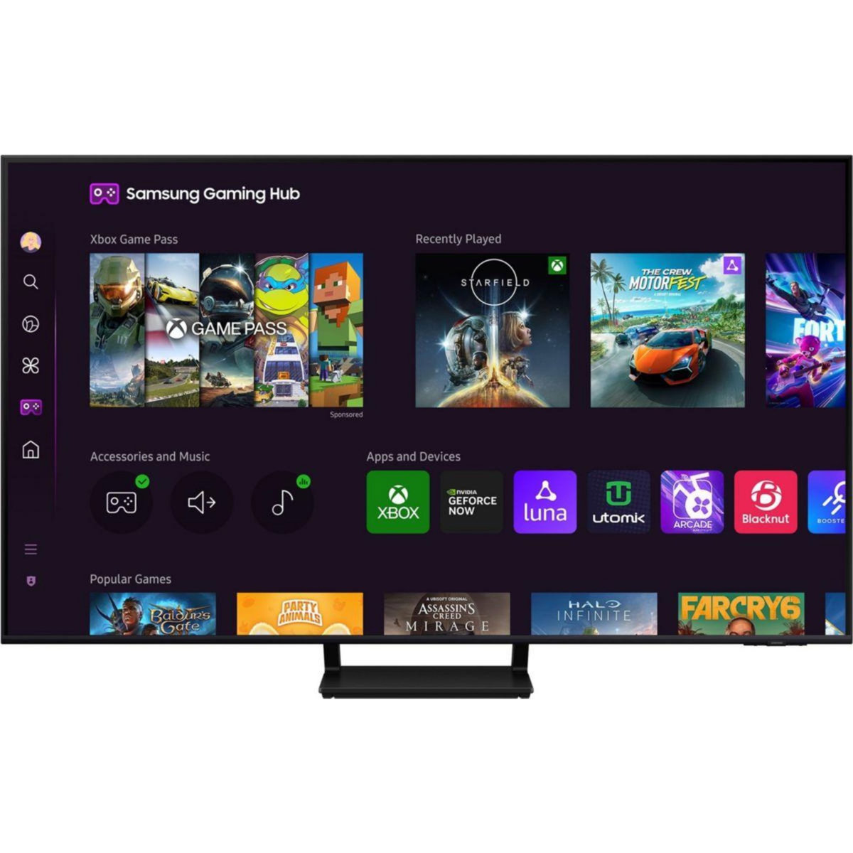 Samsung TV QLED TQ55Q70D 2024