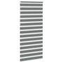 Voir la diapositive 4 : VIDAXL Store zebre gris fonce largeur du tissu 95,9 cm polyester