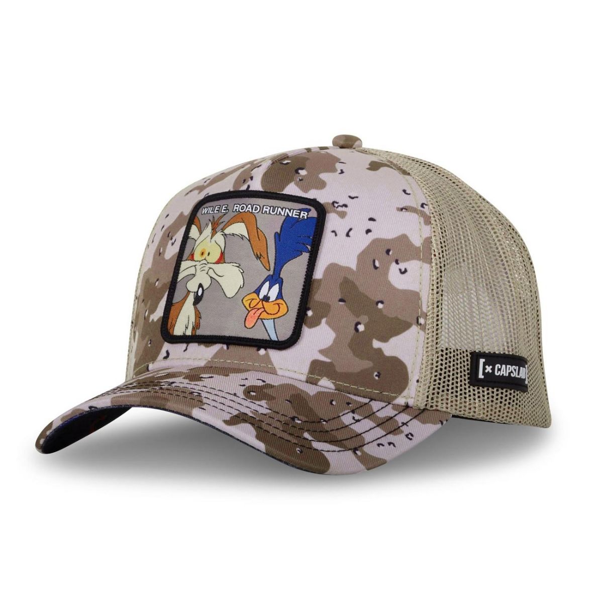 CAPSLAB Casquette homme trucker camouflage Looney Tunes Bip Bip Coyote