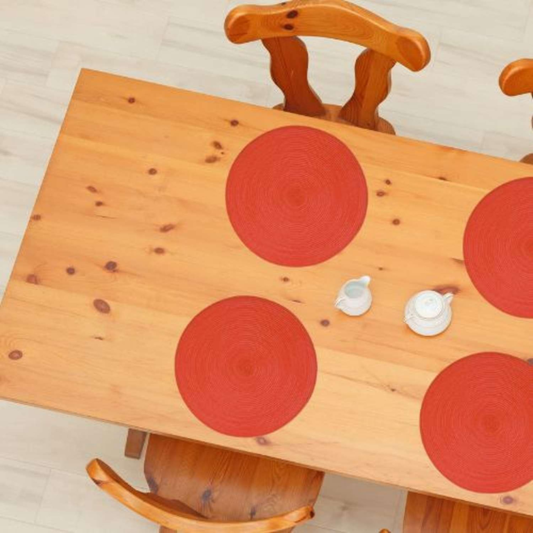 Voir la diapositive 2 : SECRET DE GOURMET Set de table tressé rond