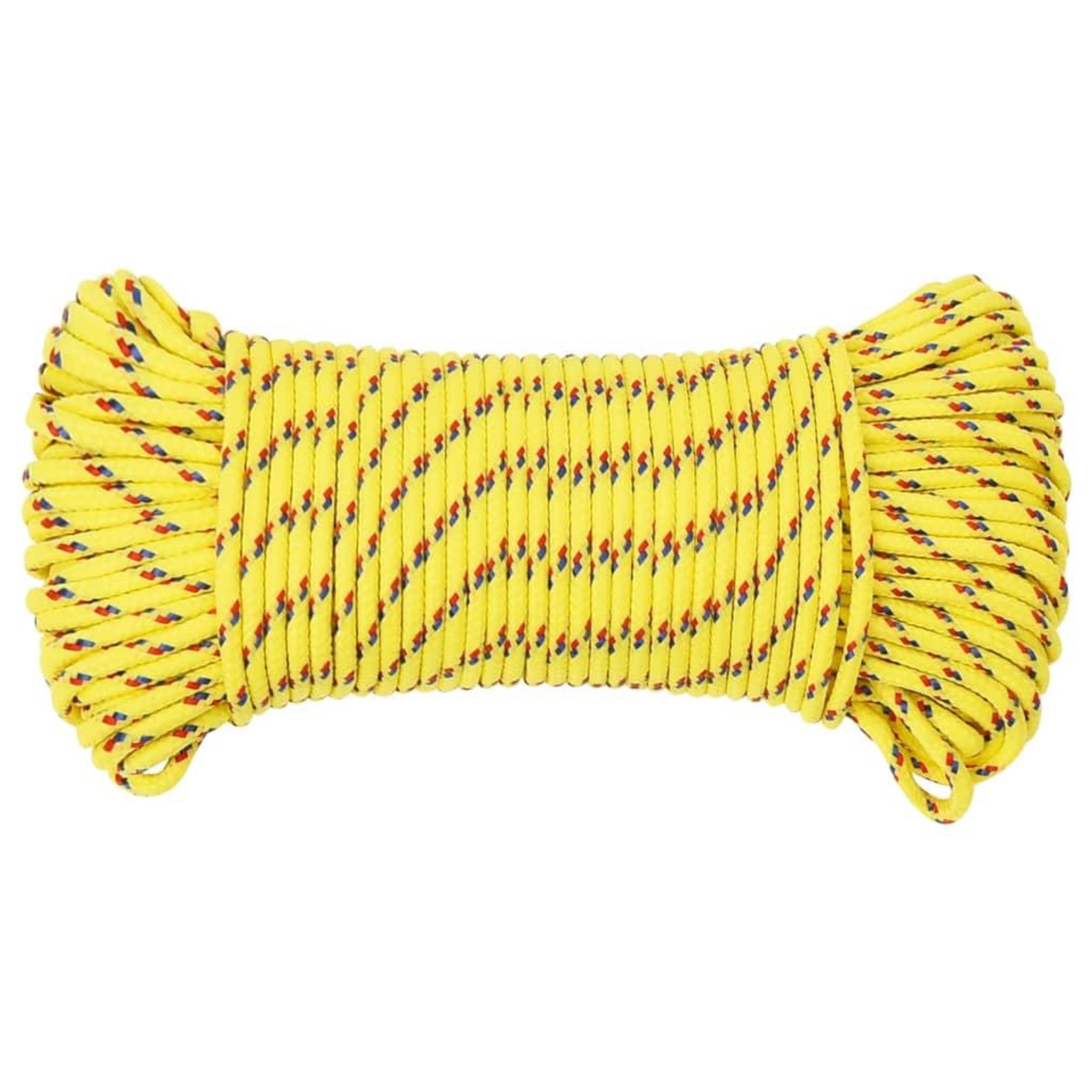 Voir la diapositive 3 : VIDAXL Corde de bateau Jaune 4 mm 250 m Polypropylene