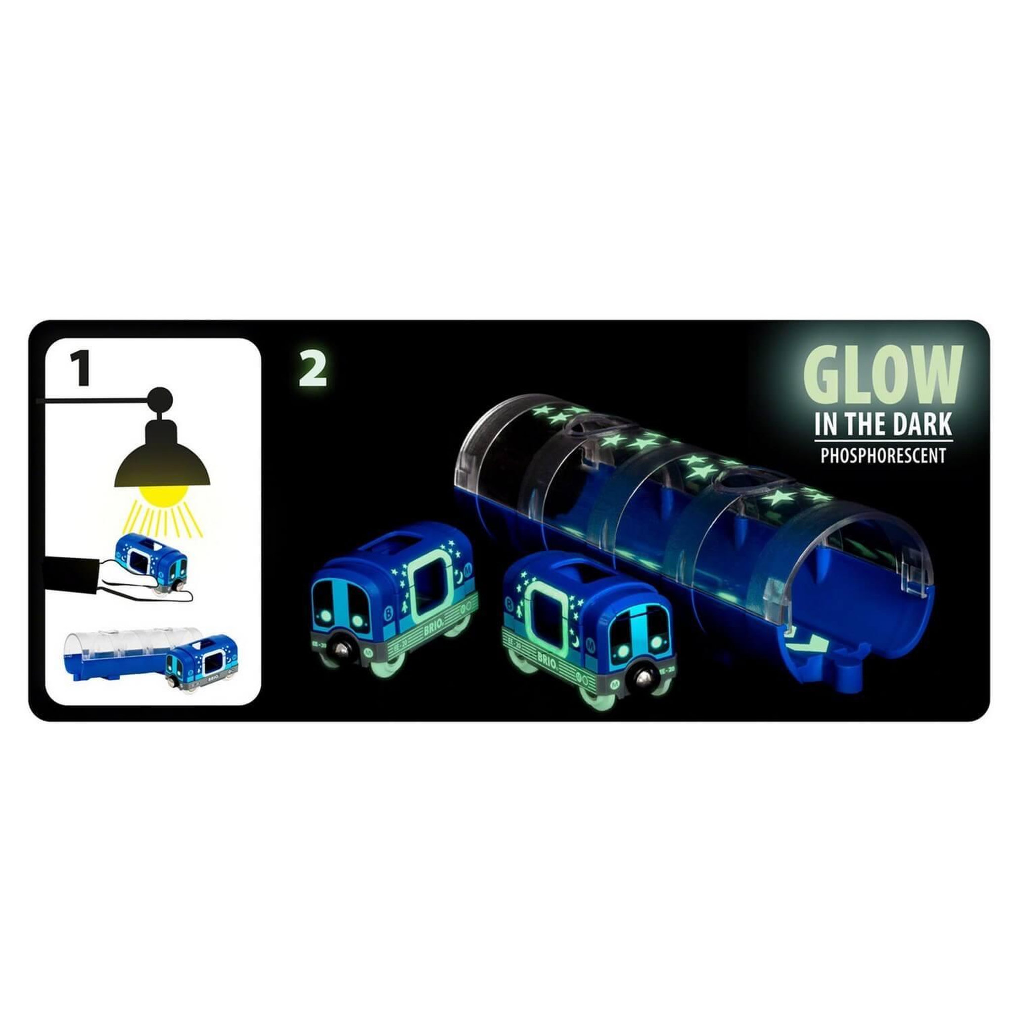Voir la diapositive 3 : Brio 33970 Metro et tunnel phosphorescents