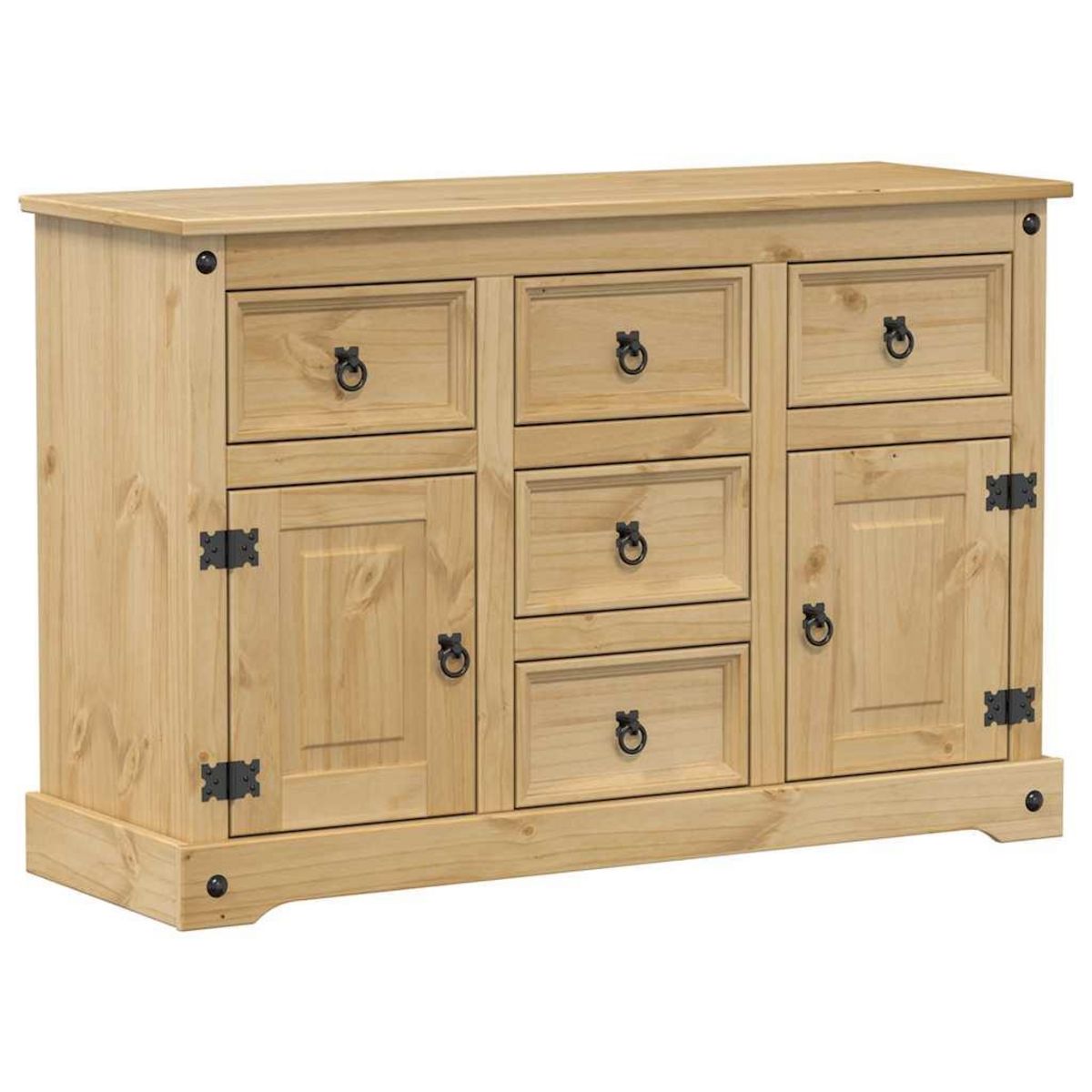 VIDAXL Buffet  112x40x75 cm bois massif de pin