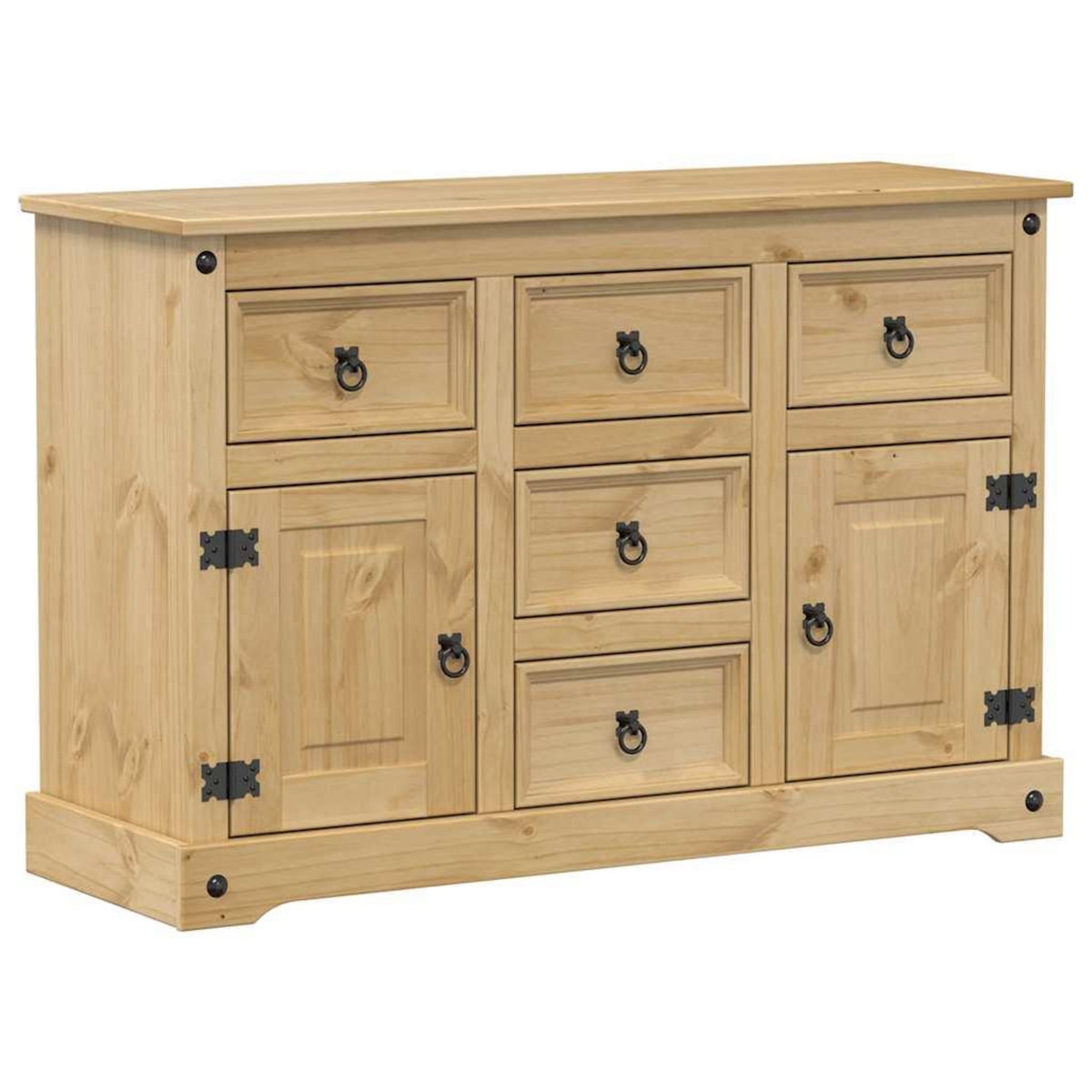 VIDAXL Buffet  112x40x75 cm bois massif de pin