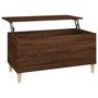 Voir la diapositive 2 : VIDAXL Table basse Chene marron 90x44,5x45 cm Bois d'ingenierie