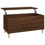 Voir la diapositive 2 : VIDAXL Table basse Chene marron 90x44,5x45 cm Bois d'ingenierie