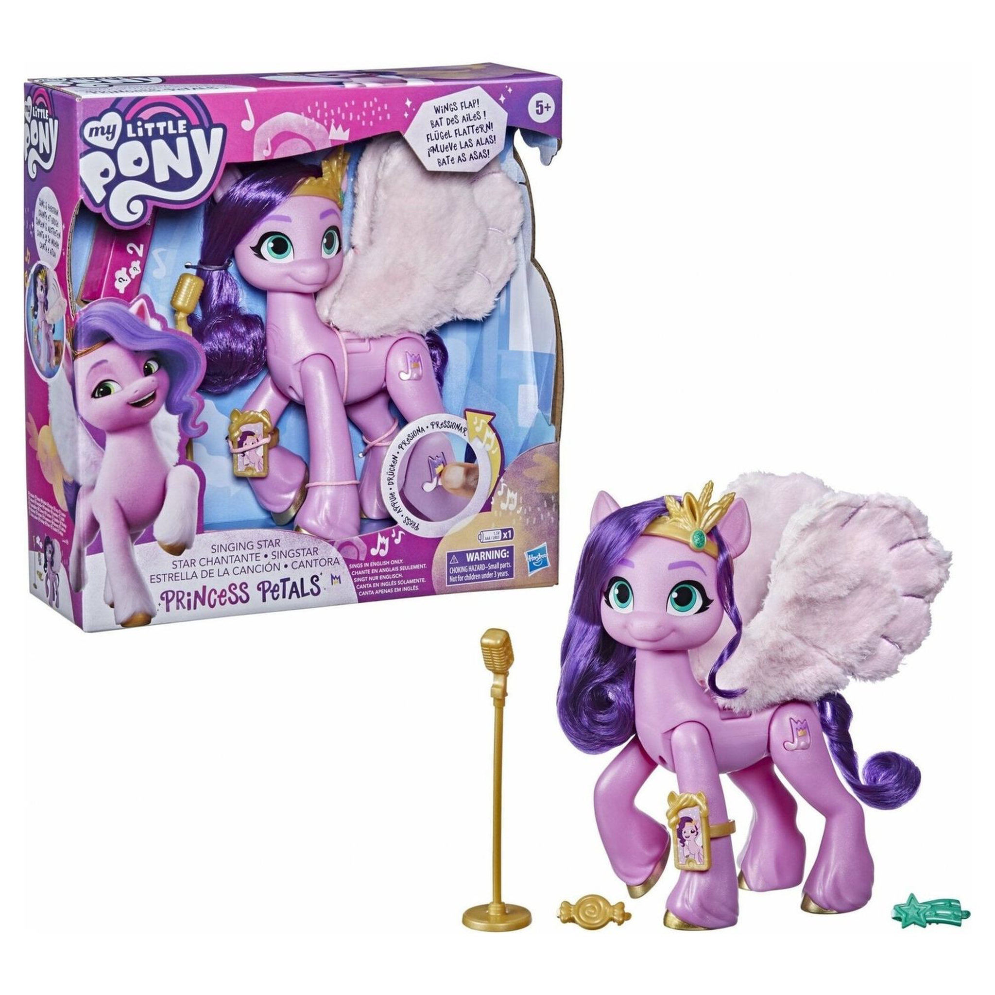Voir la diapositive 2 : HASBRO Figurine Sonore My Little Pony Star Musicale
