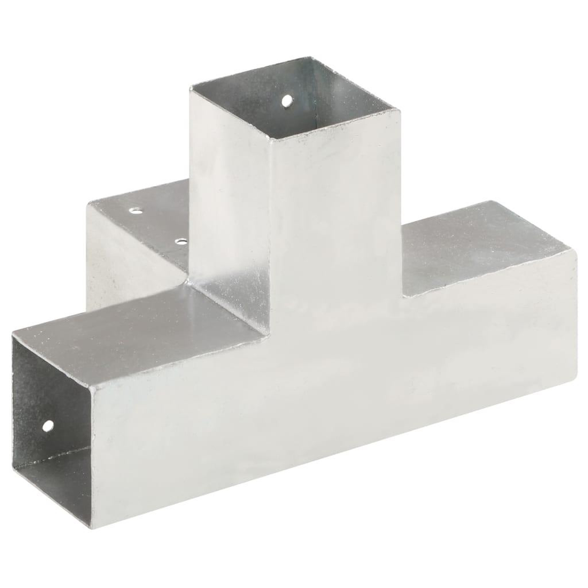 Voir la diapositive 4 : VIDAXL Connecteur de poteau Forme en X Metal galvanise 71x71 mm