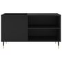 Voir la diapositive 4 : VIDAXL Armoire a disques noir 85x38x48 cm bois d'ingenierie