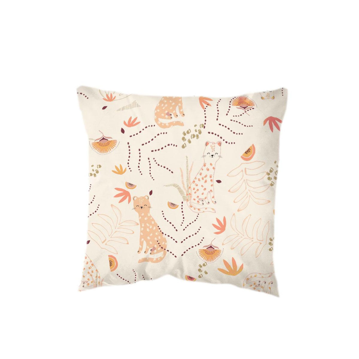 Petit Béguin Housse de couette enfant + taie d'oreiller Tchatcha