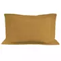 SOLEIL D'OCRE Taie d'oreiller en coton 57 fils 50x70 cm UNI moutarde, par Soleil d'ocre