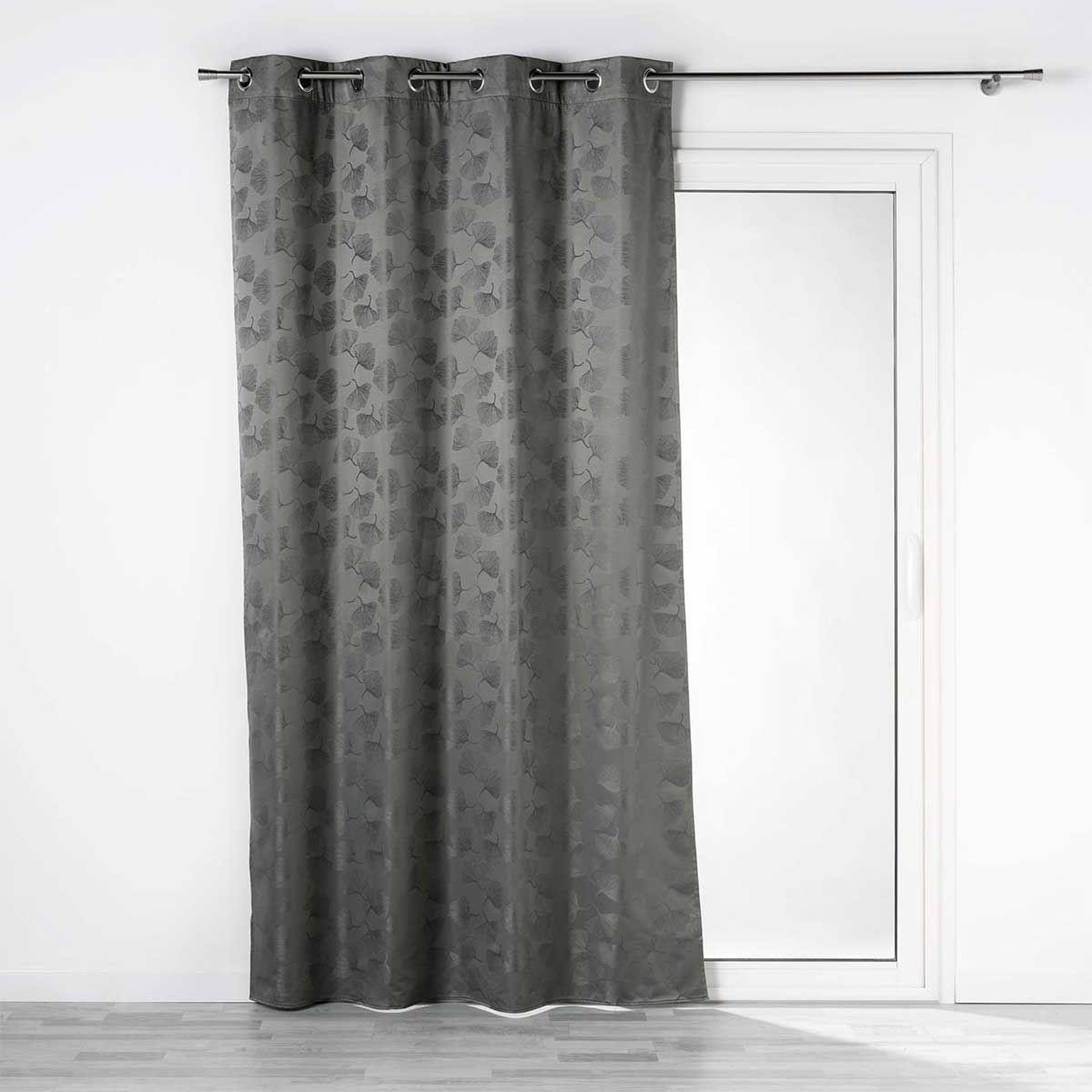 Douceur d'Intérieur Rideau occultant  lunella  140x260cm anthracite