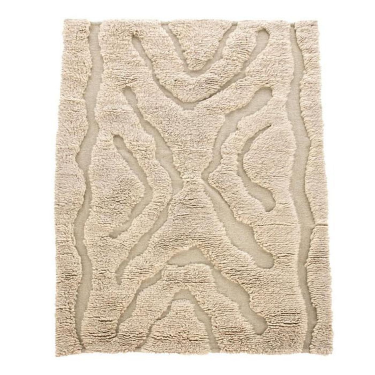 Paris Prix Tapis Déco en Laine  Trondheim x Josefin  202x300cm Beige