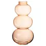 Paris Prix Vase Design en Verre  Boule  36cm Orange