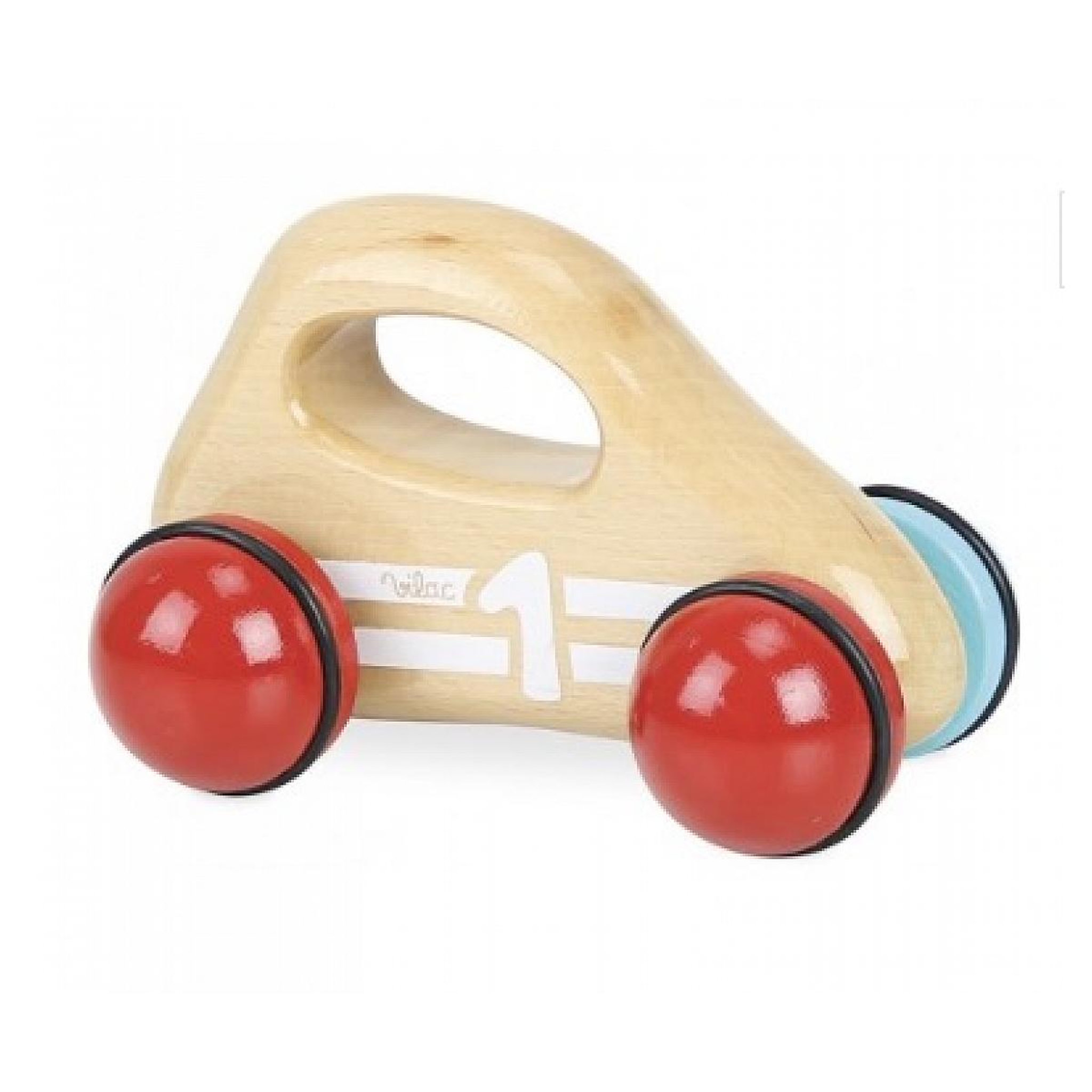Vilac Voiture 1er age bois naturel