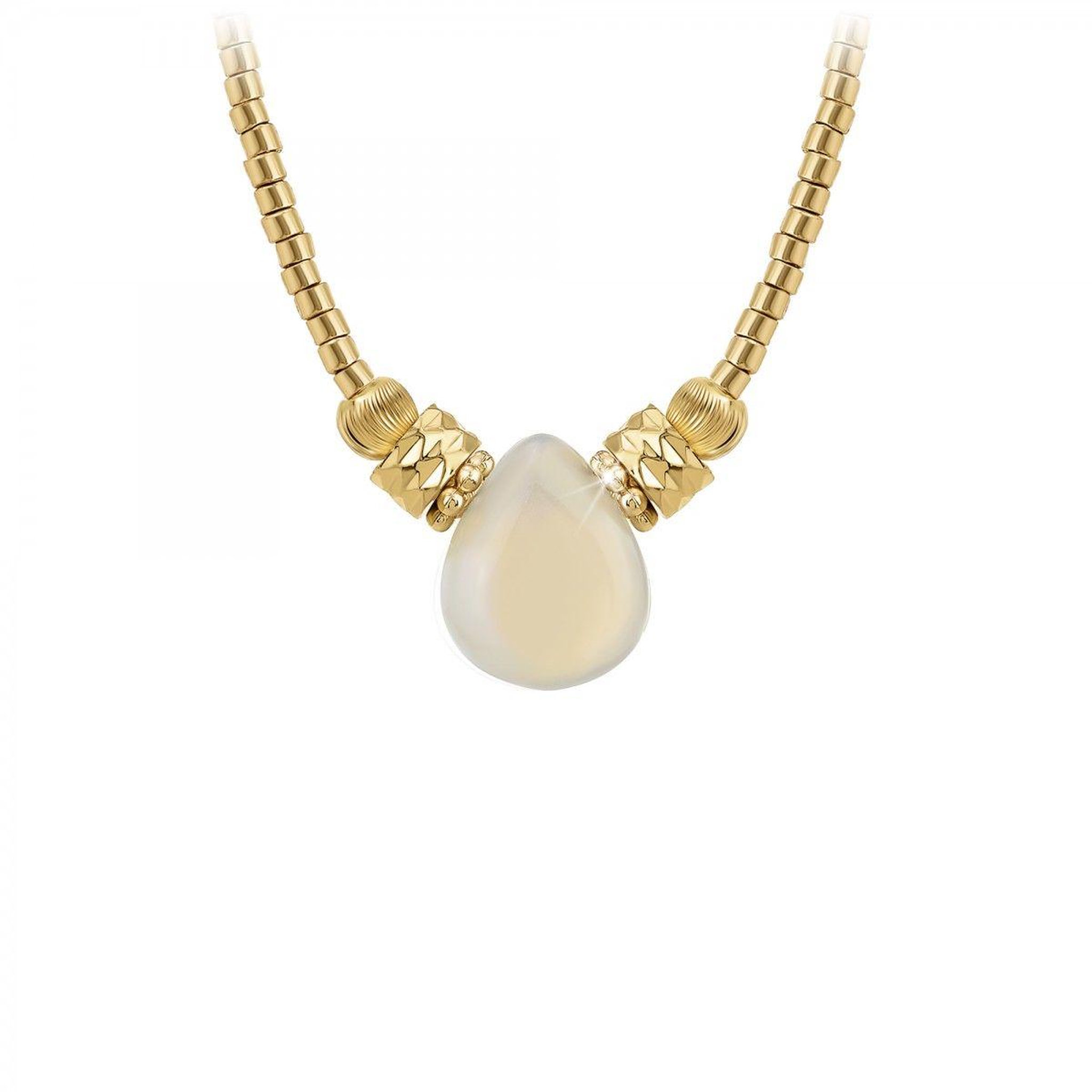 SC BOHEME Collier SC Bohème orné d'un quartz rose