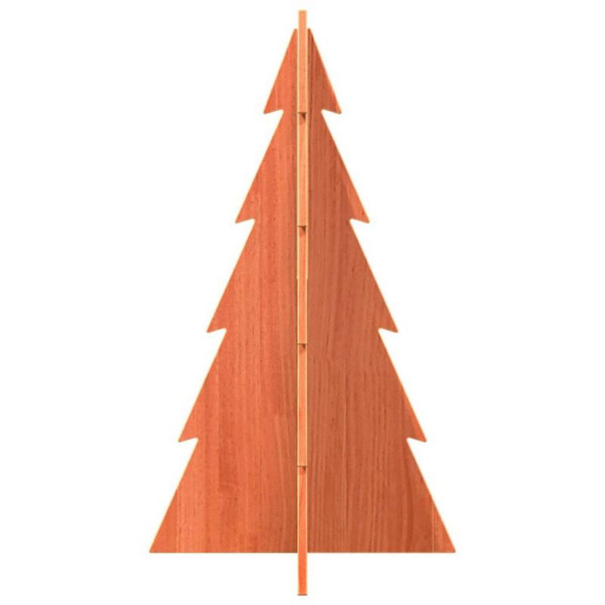 VIDAXL Arbre de Noël en bois pour décoration 80 cm bois de pin massif