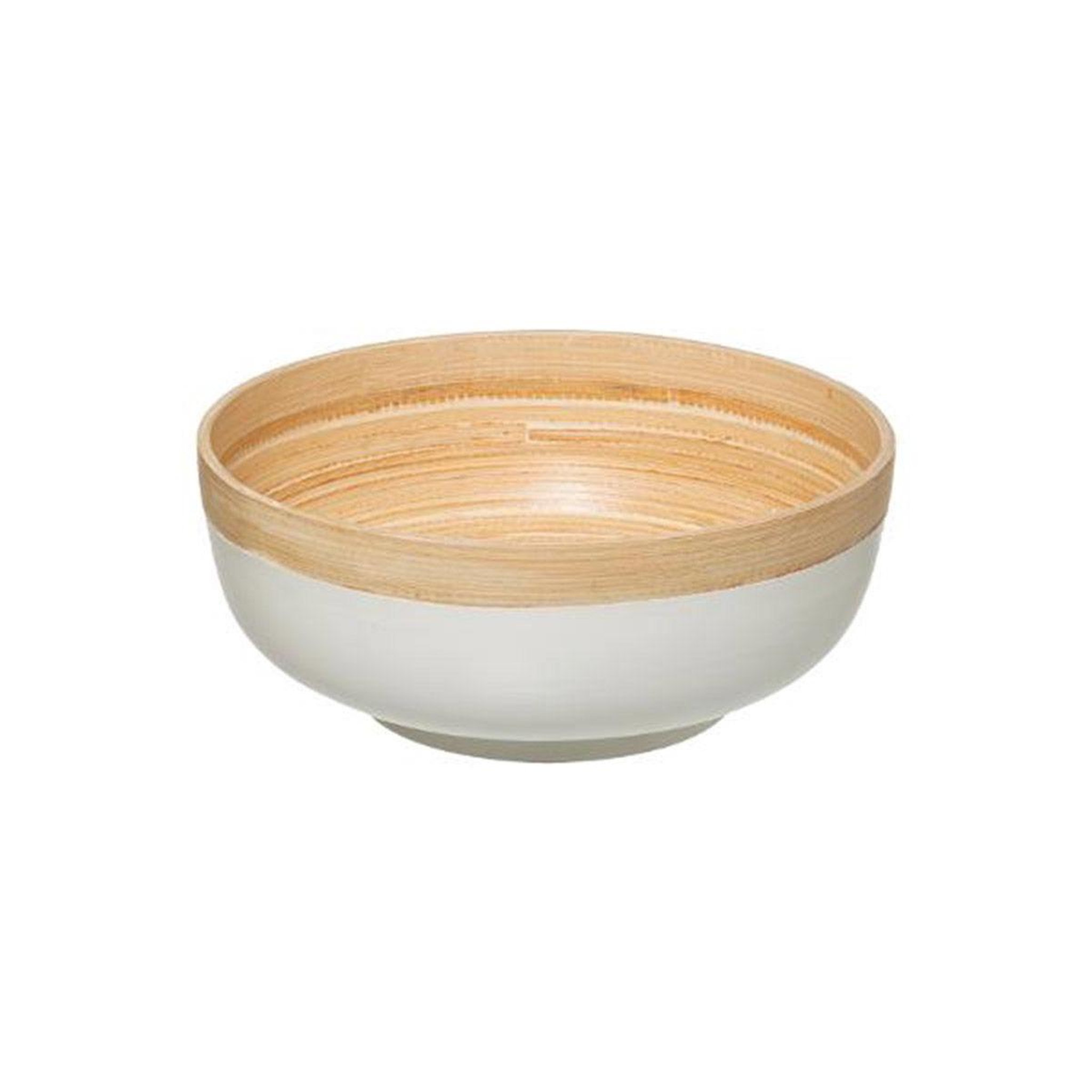 FIVE Saladier rond bambou  modern  20cm blanc