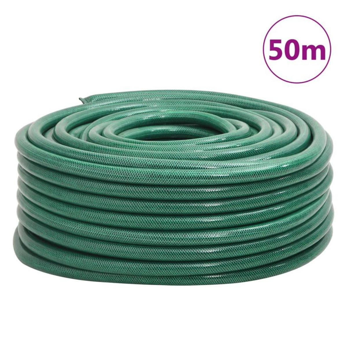 VIDAXL Tuyau d'arrosage vert 1  50 m PVC