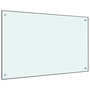 Voir la diapositive 1 : VIDAXL Dosseret de cuisine Blanc 80x50 cm Verre trempé
