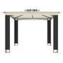Voir la diapositive 4 : VIDAXL Tonnelle a double toit creme 2,94x2,94 m acier